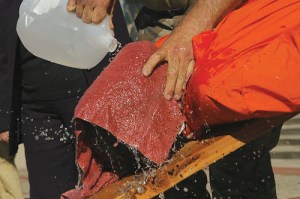BW waterboarding
