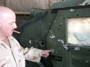 First armored shield was penetrated 